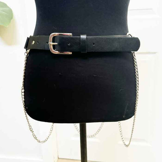 Punk fetish chain belt