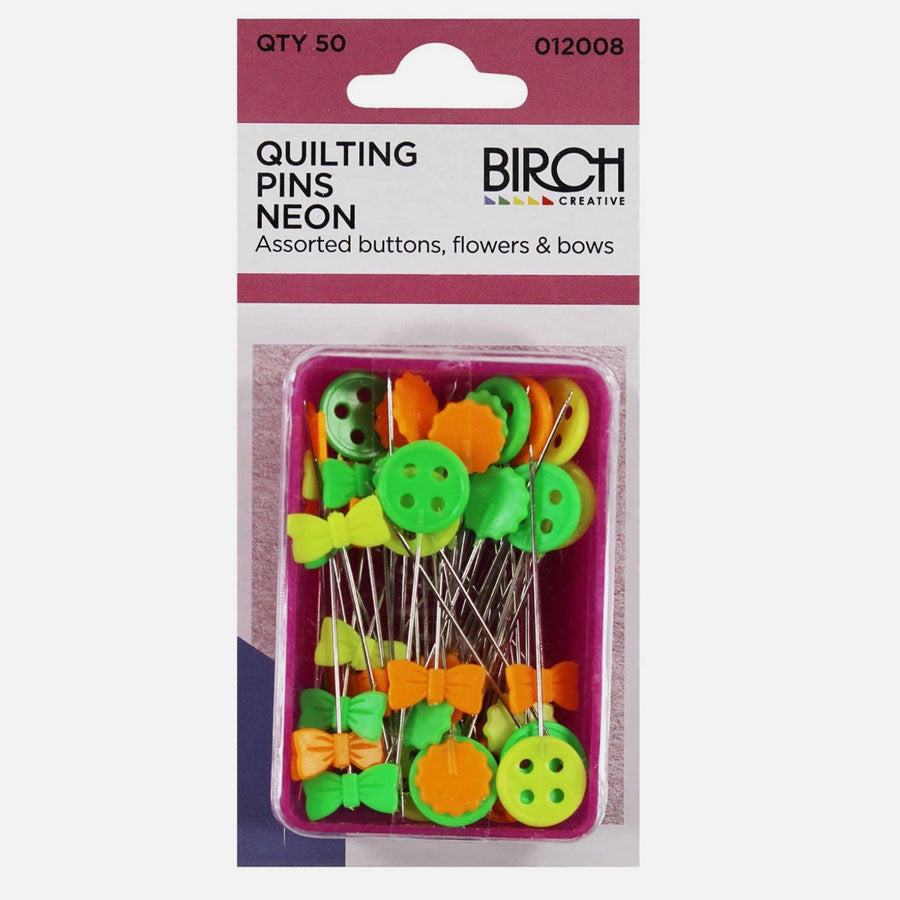 Quilting pins neon