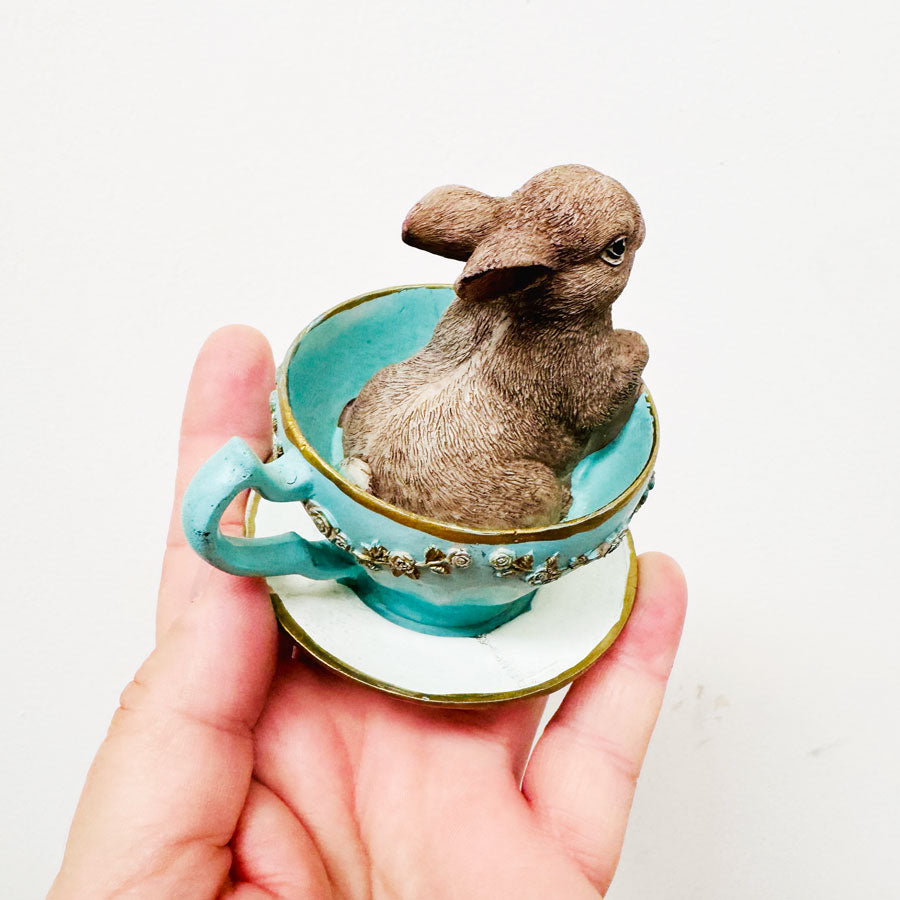 Rabbit in tea cup