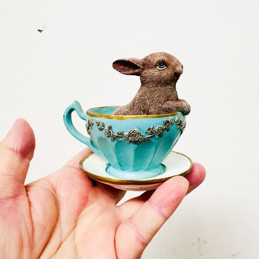 Rabbit in tea cup