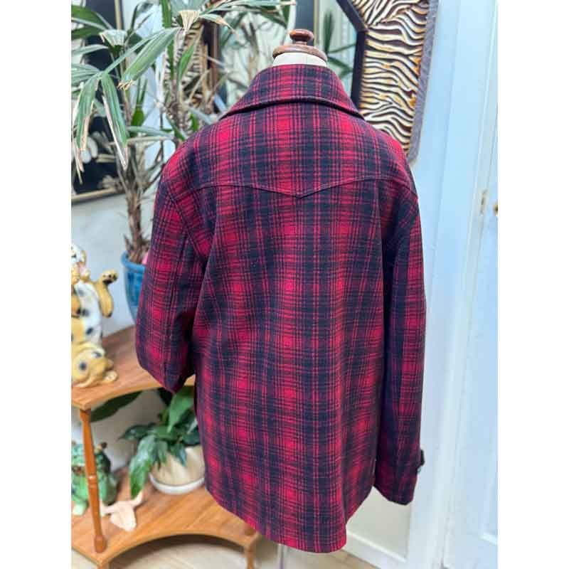 sz XXL red check Industrie jacket