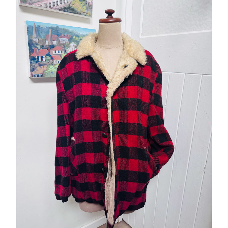 Jedson's red check vintage jacket