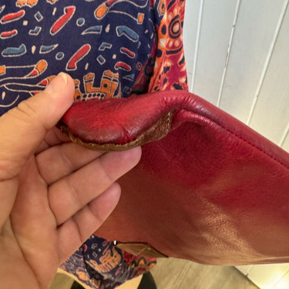 Red Cecilé Jeanne leather bag