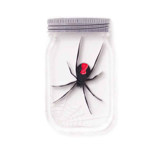 Red Back Spider brooch