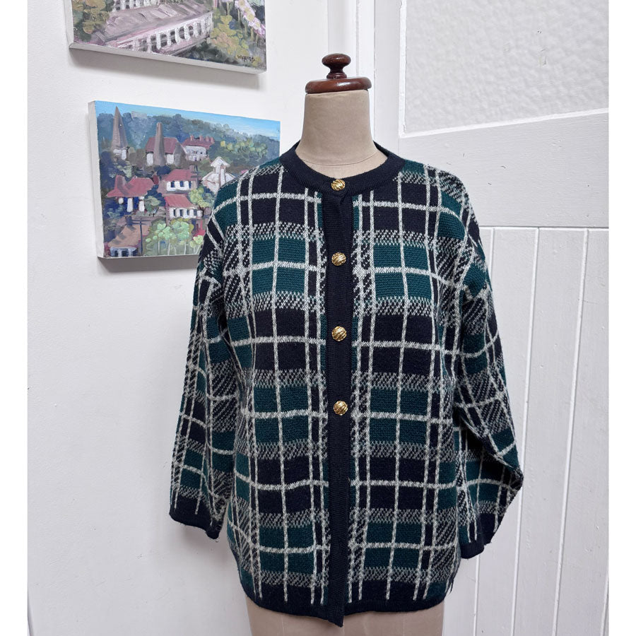 sz M Tre-Sur vintage knit cardigan