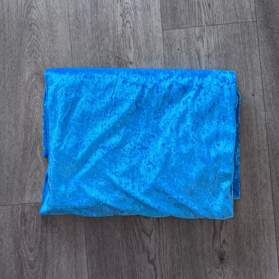 Retro blue velvet