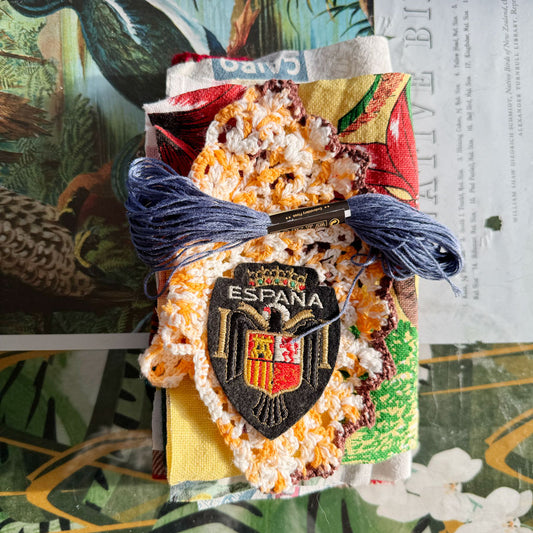 Retro travel fabric pack