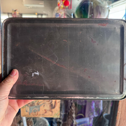 Vintage rose tin