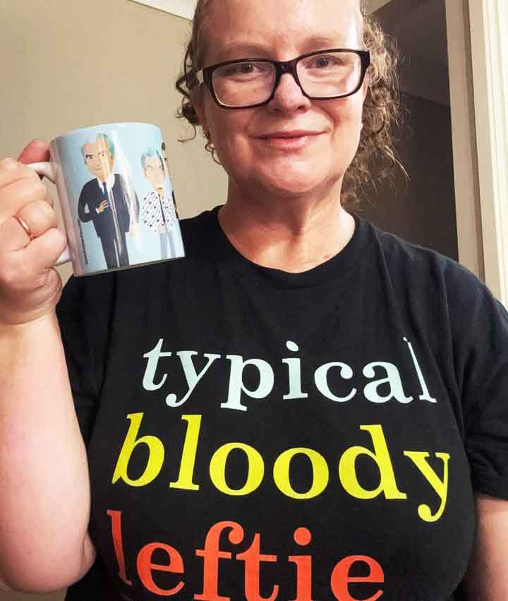 Typical Bloody Leftie classic cotton t shirt