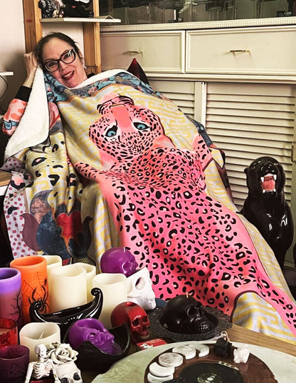 Vintage Leopard blanket