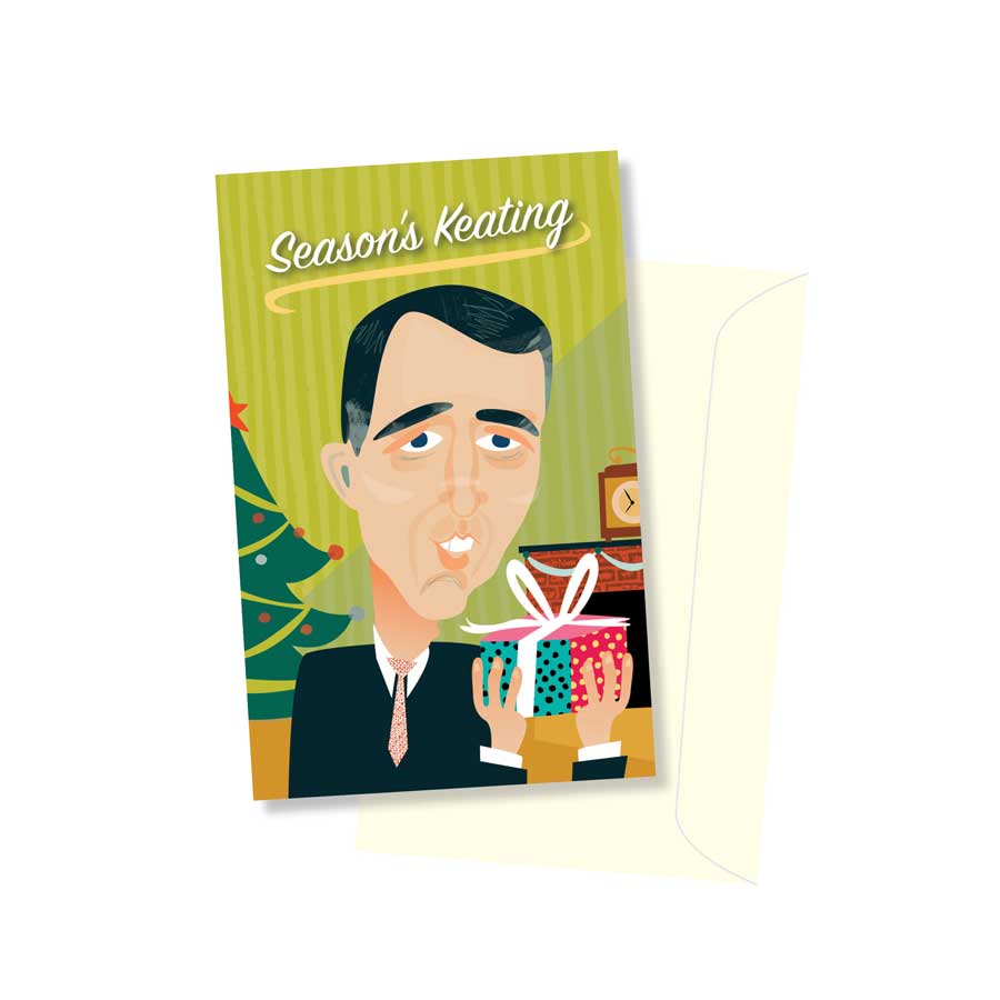 Political Christmas greeting cards