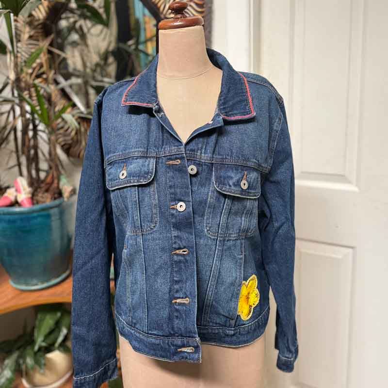 sz M-L Secret Garden denim jacket