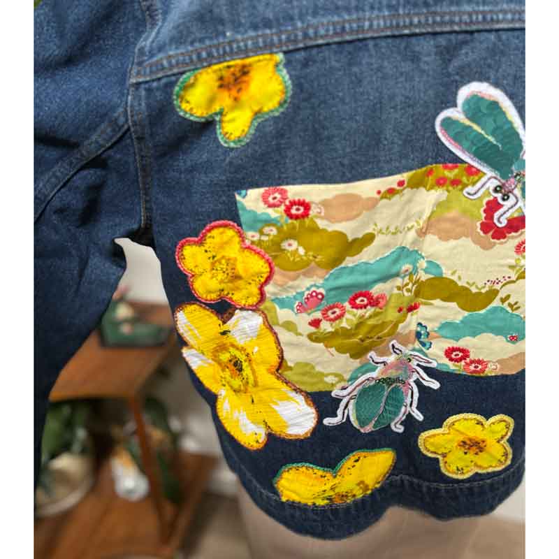 sz M-L Secret Garden denim jacket