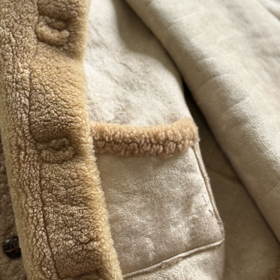 Vintage sheepskin coat