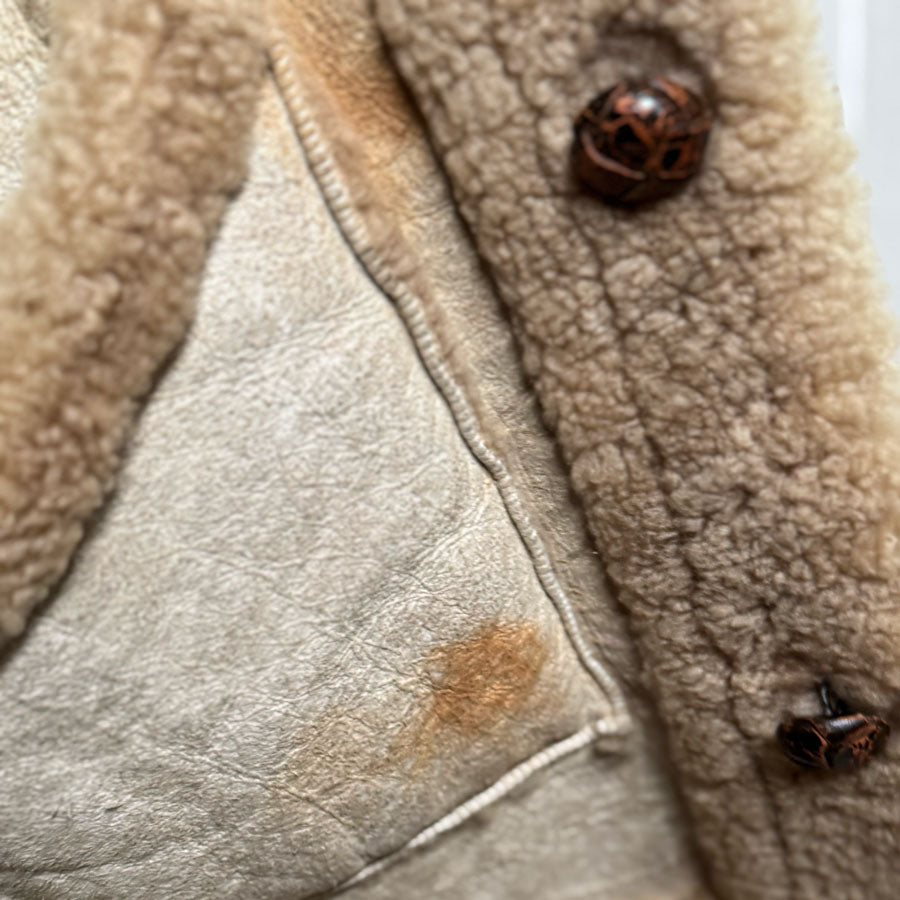 Vintage sheepskin coat