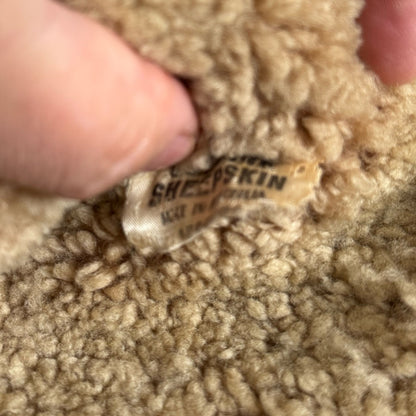 Vintage sheepskin coat