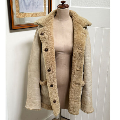 Vintage sheepskin coat