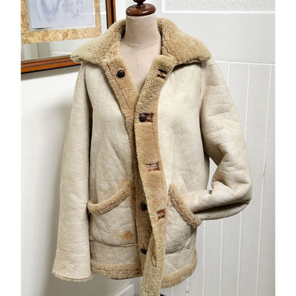 Vintage sheepskin coat