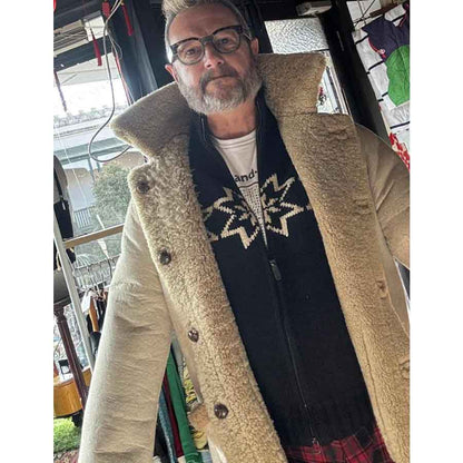 Vintage sheepskin coat
