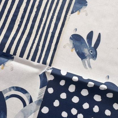 Fabric MVAM: Shibori rabbit quilt