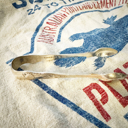 Silver plated nip tongs