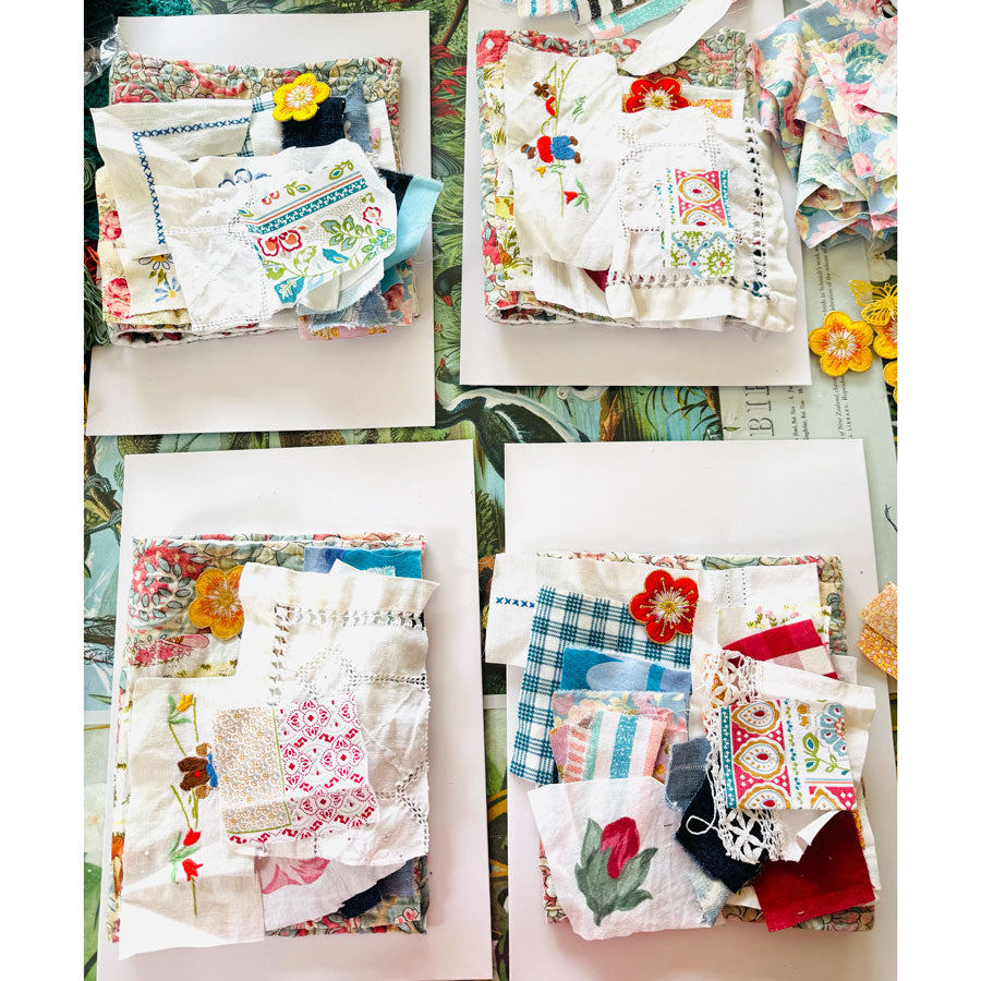 Slow stitch pouch pack