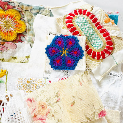 Slow stitch pouch pack