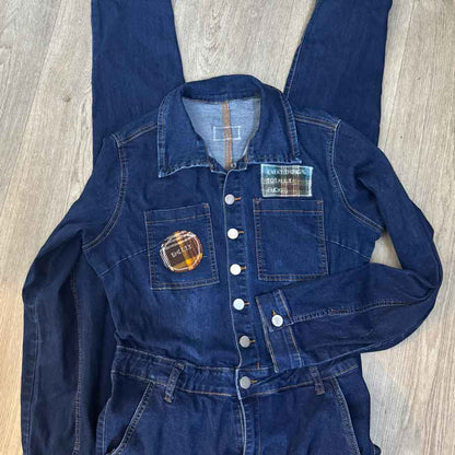 sz L Smutty Talk boiler suit