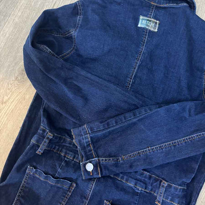 sz L Smutty Talk boiler suit