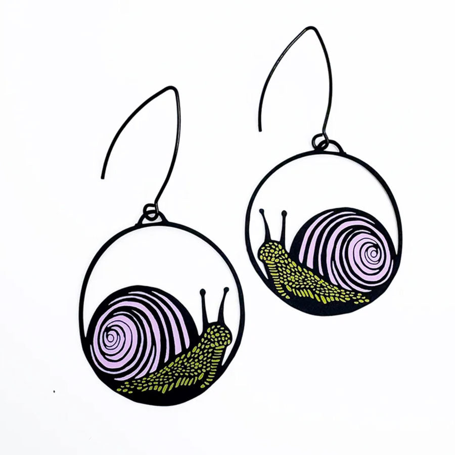 Snail earrings