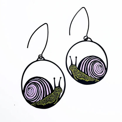Snail earrings