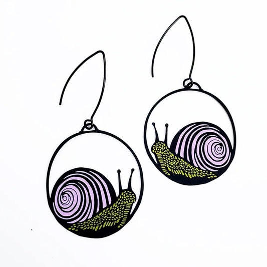 Snail earrings