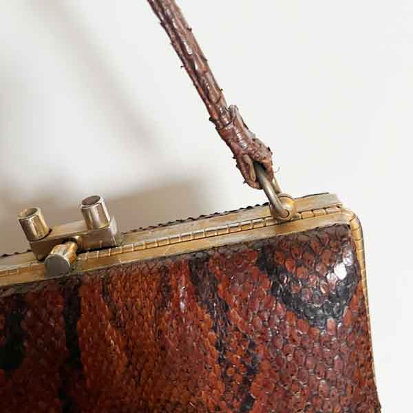 Vintage snakeskin bag 8395