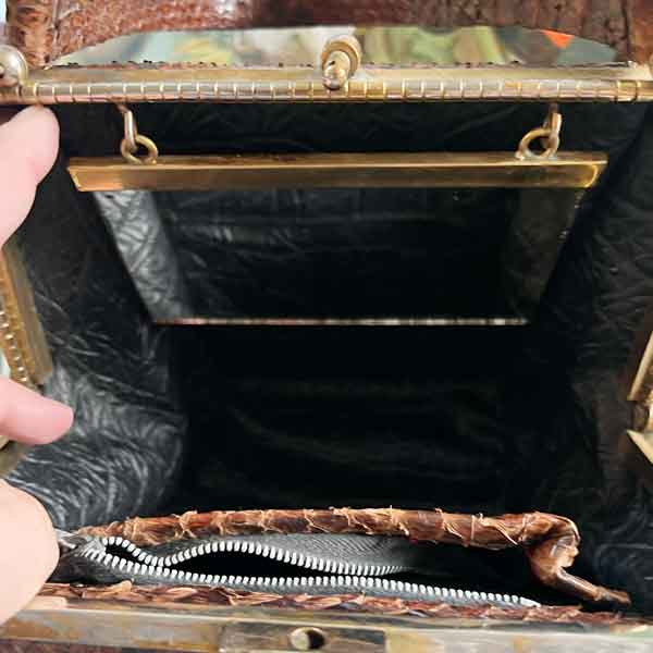 Vintage snakeskin bag 8395