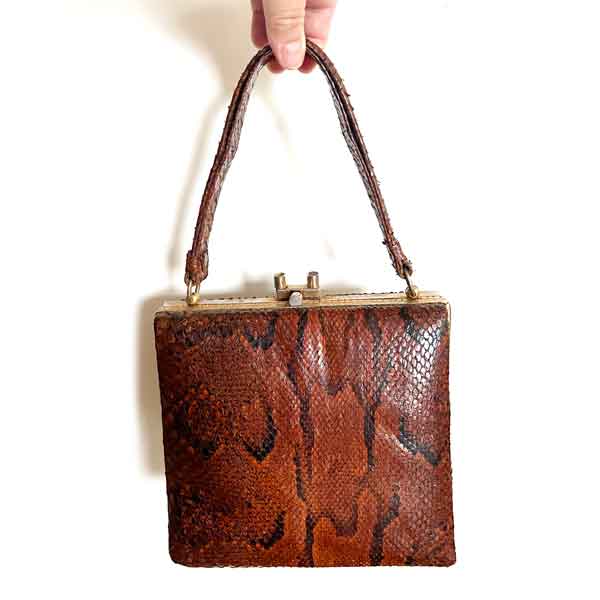 Vintage snakeskin bag 8395