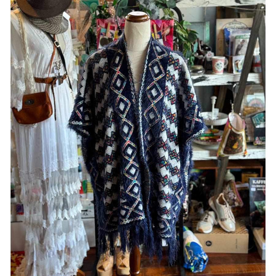 South Western fluffy cardigan