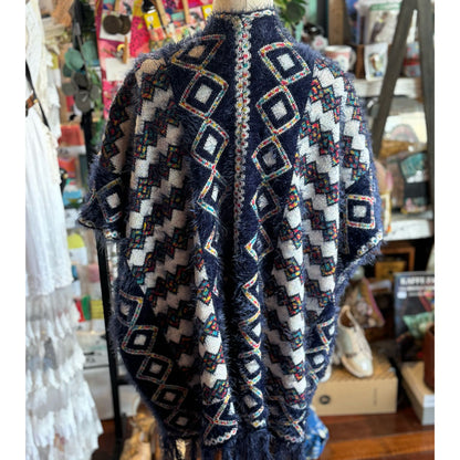 South Western fluffy cardigan