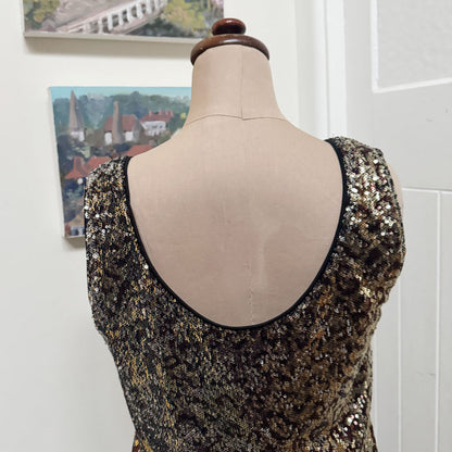 sz 12 sparkly leopard M&S top