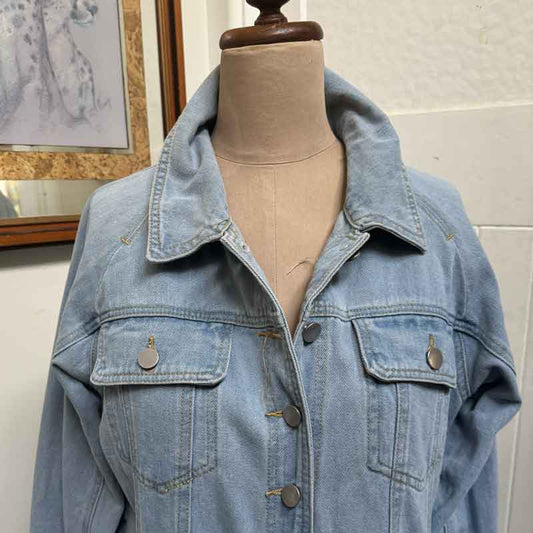 sz 14 light denim dress