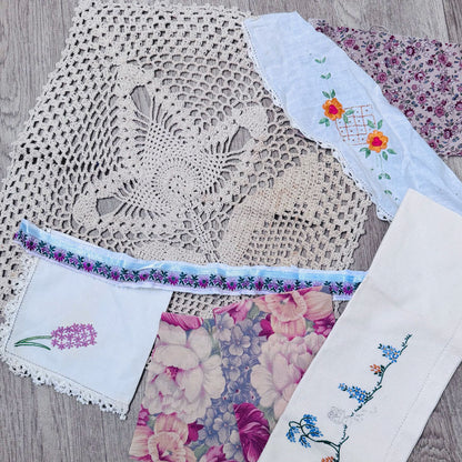 Spring blossoms slow stitch pack