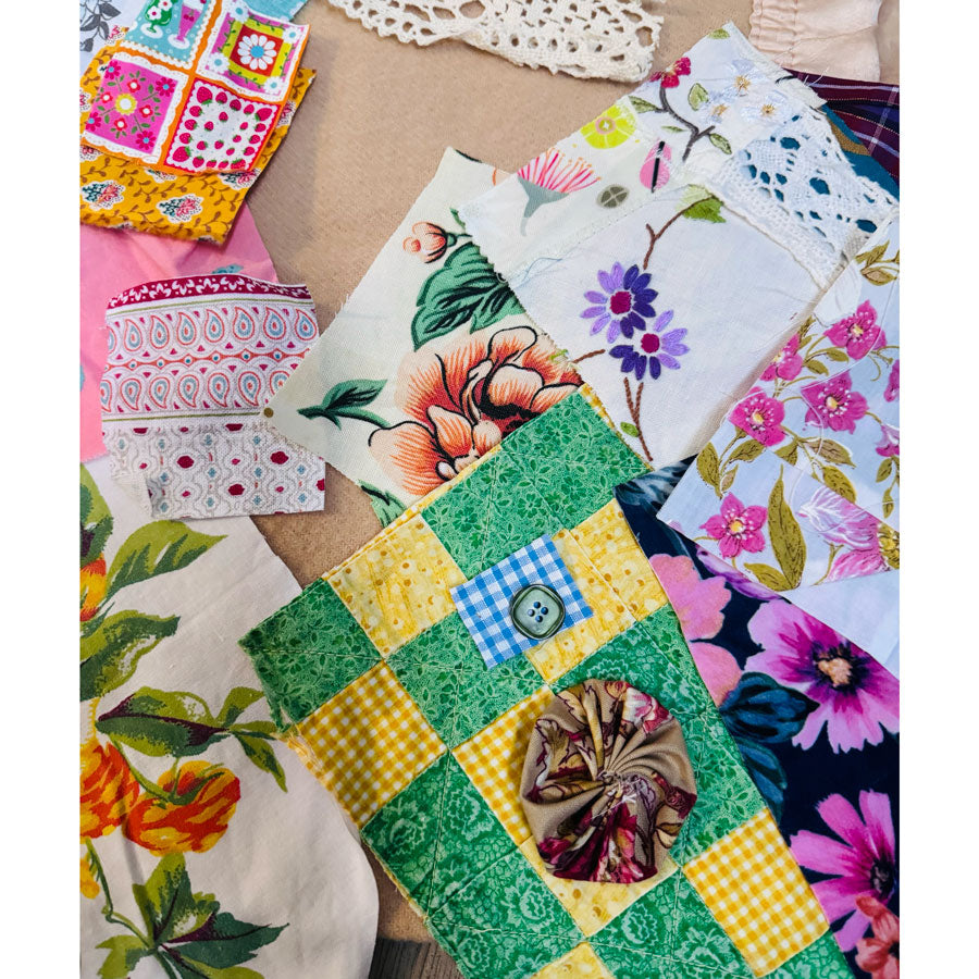 Slow stitch Sunshine Rose pack