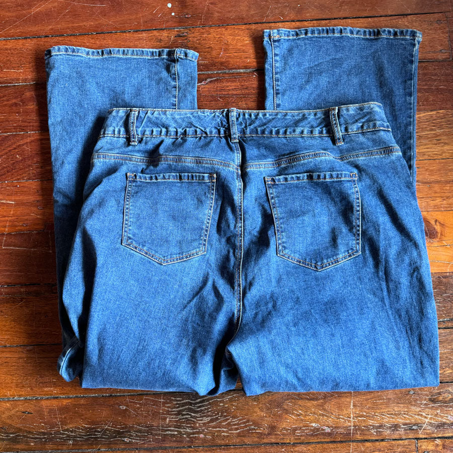 sz 20 curvy bootcut jeans