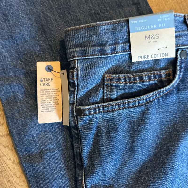 sz 40 new M&S jeans SHORT