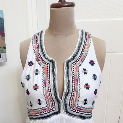 sz 10 Tigerlily white smock shift