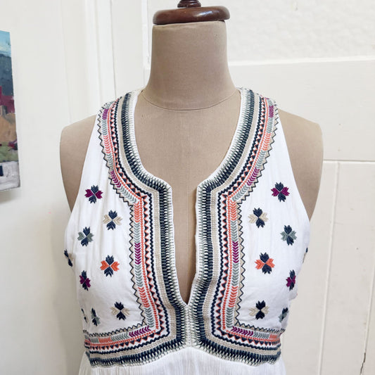 sz 10 Tigerlily white smock shift