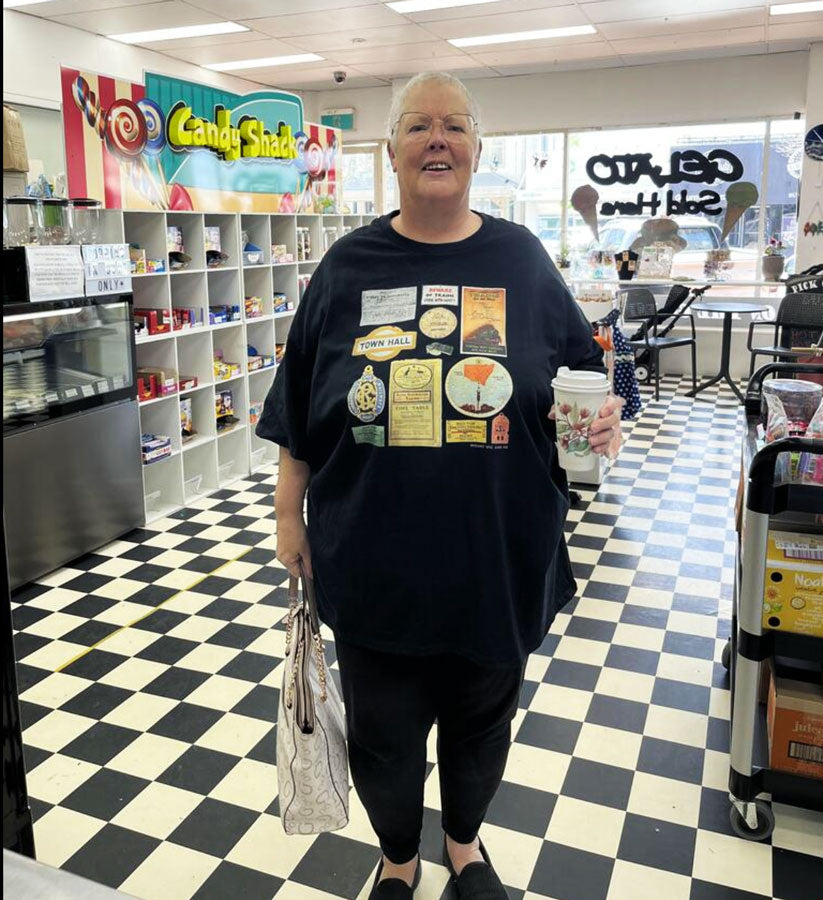 NSW railways vintage ephemera cotton t shirt