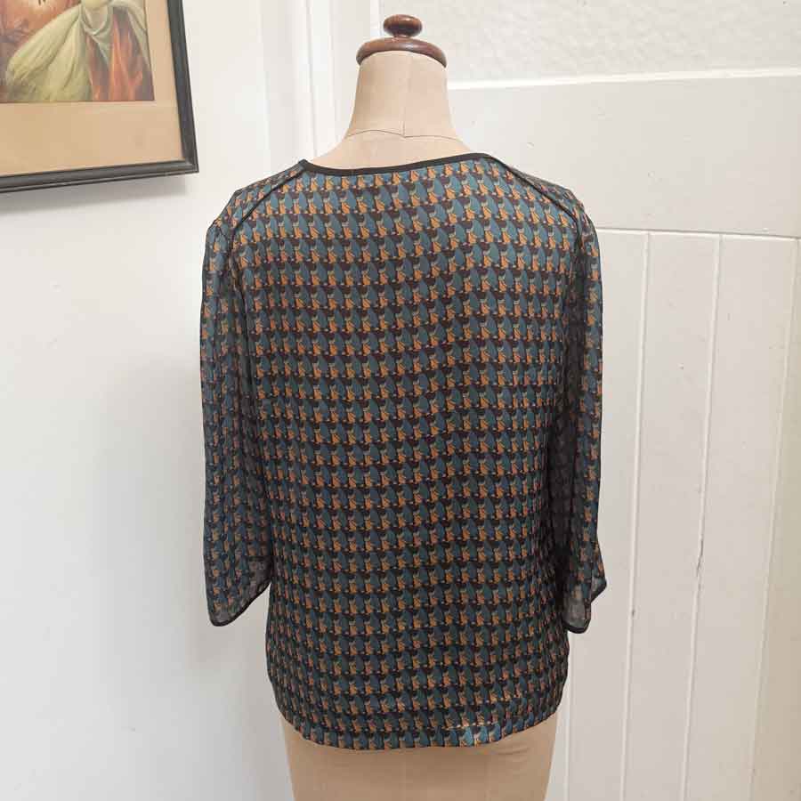 sz M Trucco Mexican blouse