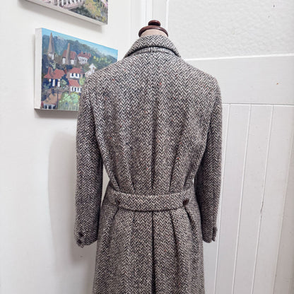 small Tweed double-breasted coat