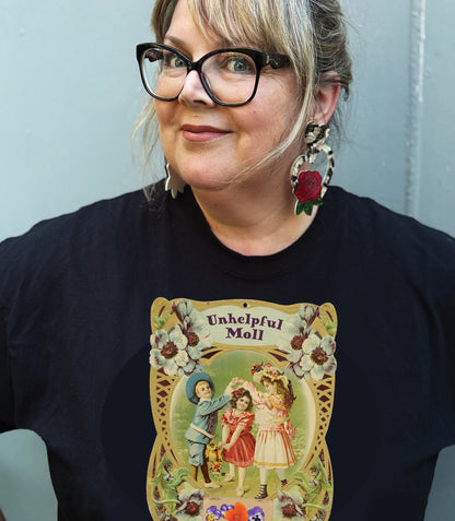 Unhelpful Moll classic cotton t shirt