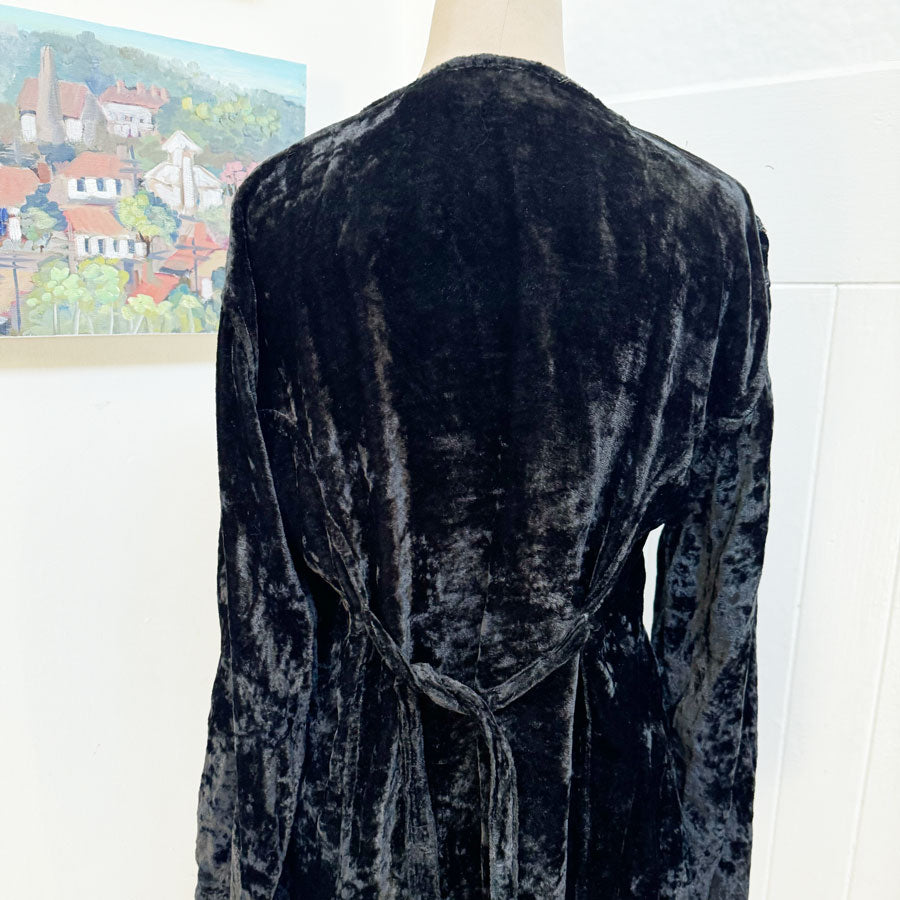 sz S-M Gypsy Soul black velvet top